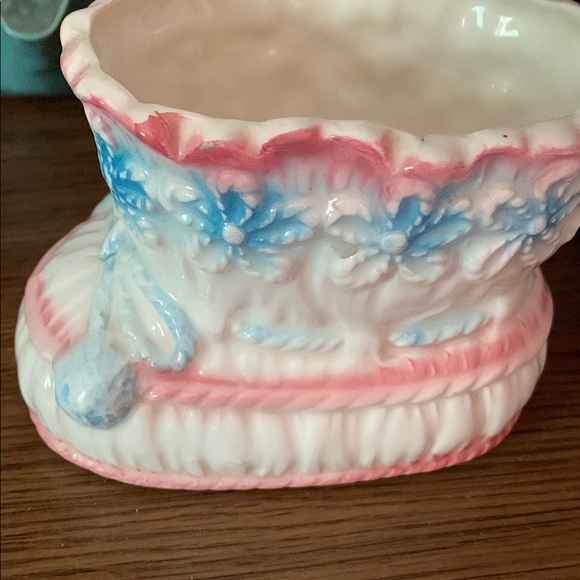 Vintage Ceramic Boot Vase - Picture 5 of 6